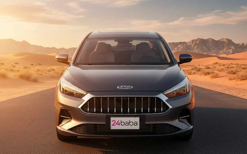 Jac J7 2023 Grey front view with headlights