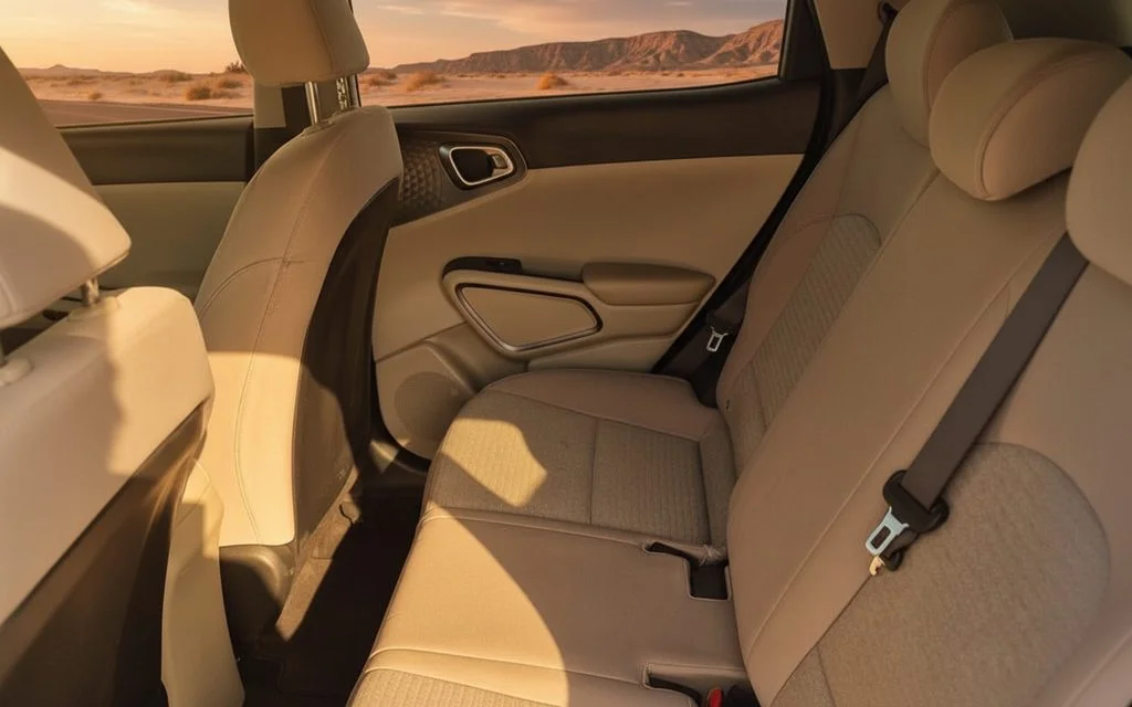Kia Soul 2021 leather seats and cabin
