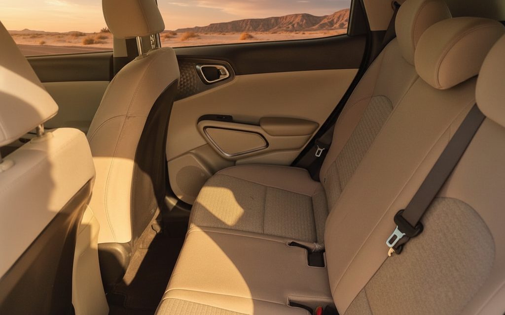 Kia Soul 2021 leather seats and cabin