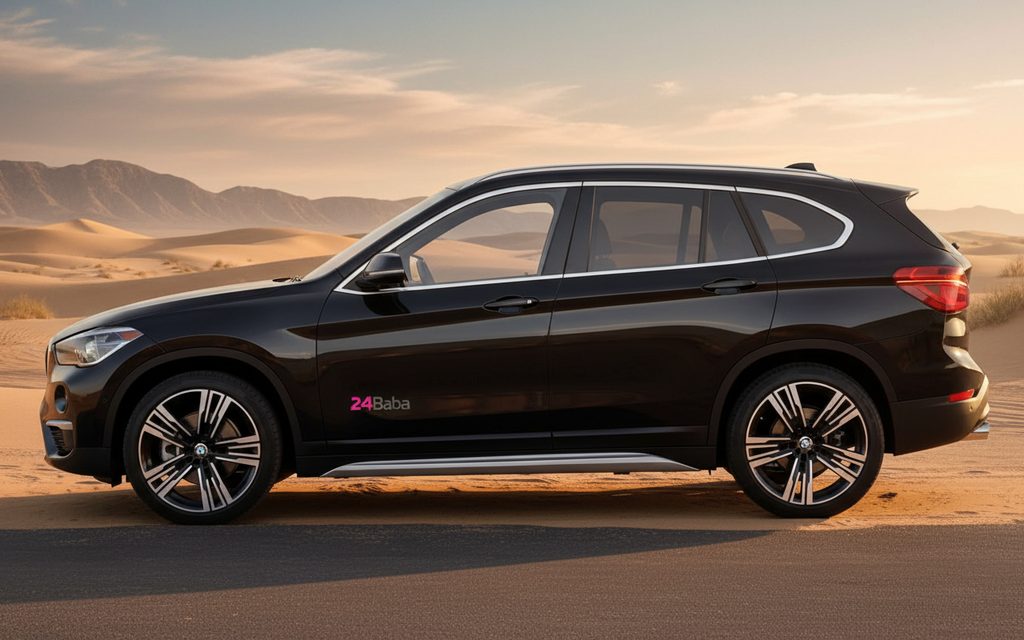 Bmw X1 2022 Black side profile