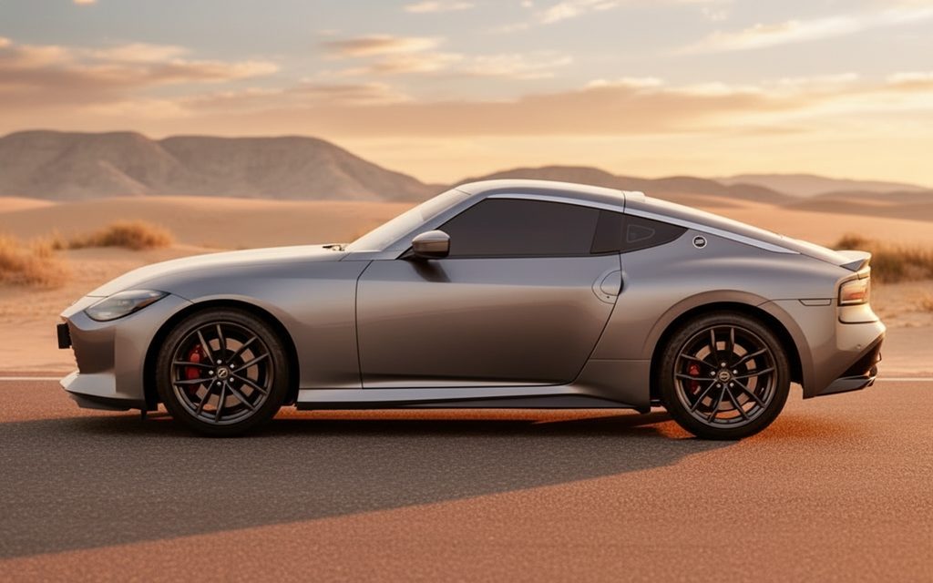 Nissan 370Z 2023 Grey side profile