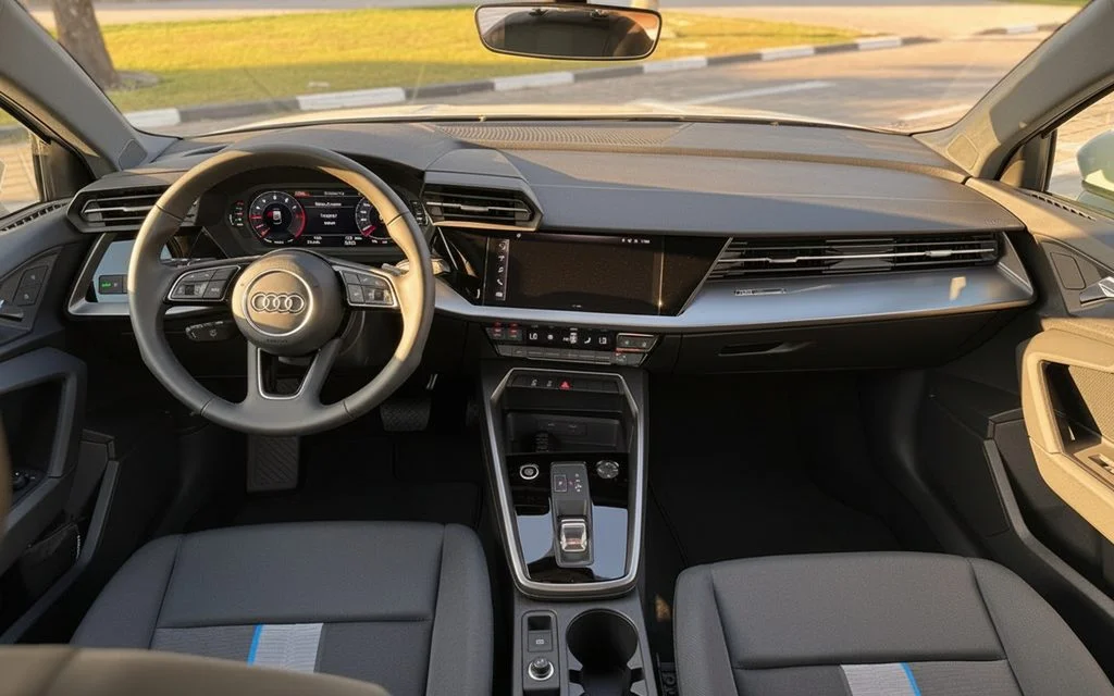 Audi A3 2024 dashboard and infotainment