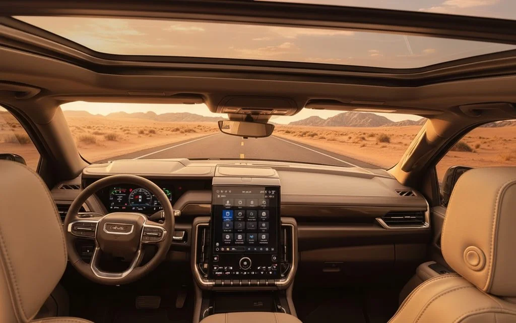 Gmc Yukon 2025 dashboard and infotainment