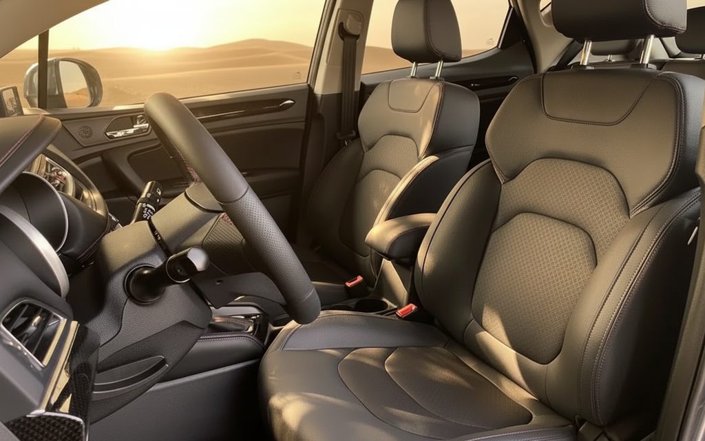 Jac S3 2025 leather seats and cabin