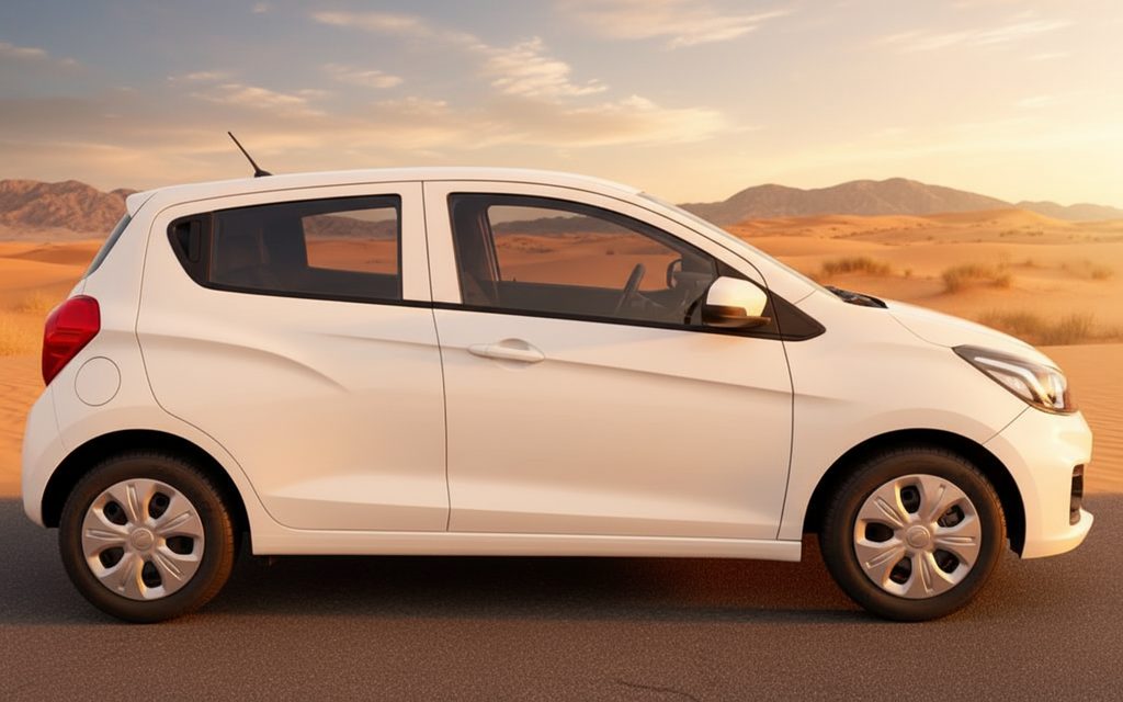 Chevrolet Spark 2022 White side profile