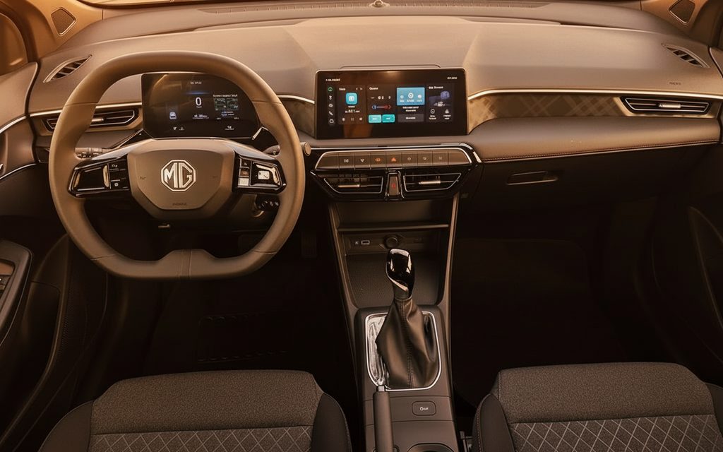 Mg 3 2024 interior view showing trim