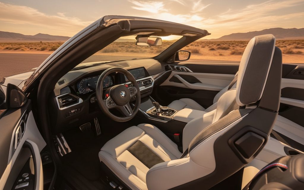 Bmw M4 2023 dashboard and infotainment