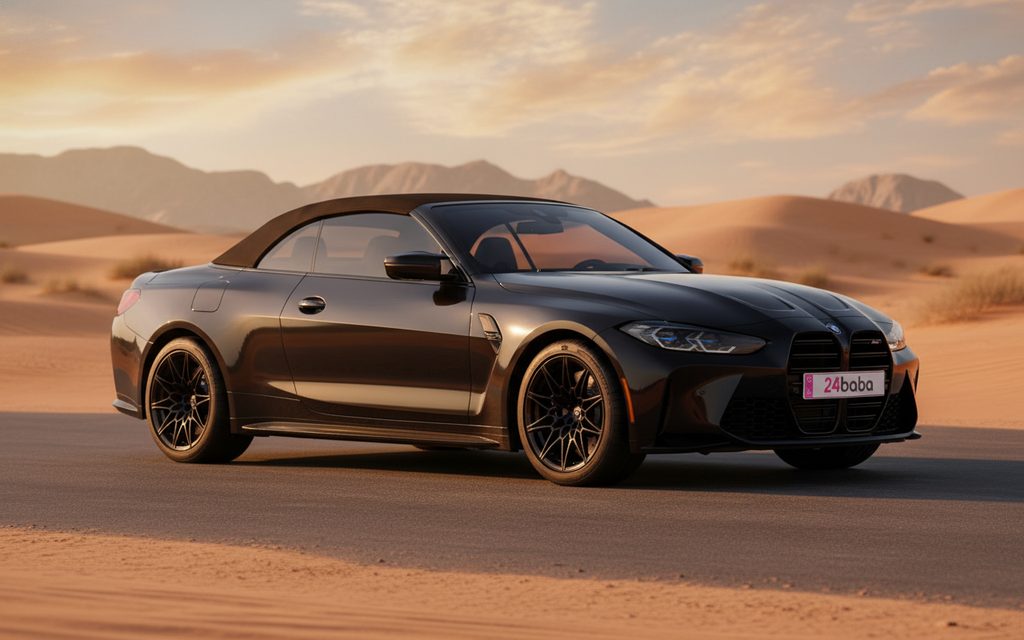 Bmw M4 2023 Black side profile