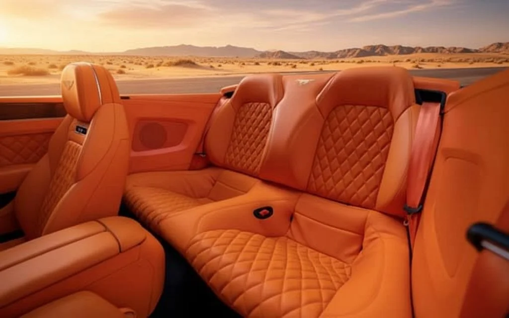 Ford Mustang 2020 leather seats and cabin – rental in Dubai