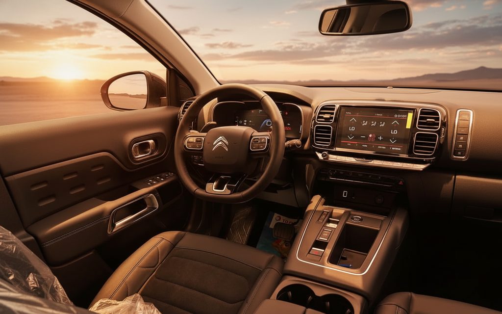 Citroen C5 2024 dashboard and infotainment