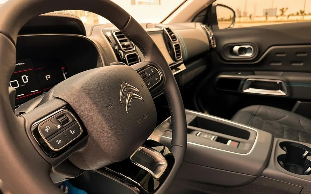 Citroen C5 2024 interior view showing trim