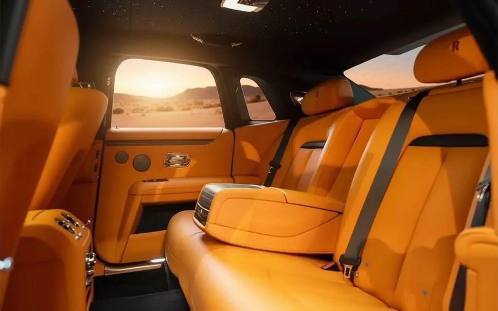 RollsRoyce Ghost 2023 leather seats and cabin