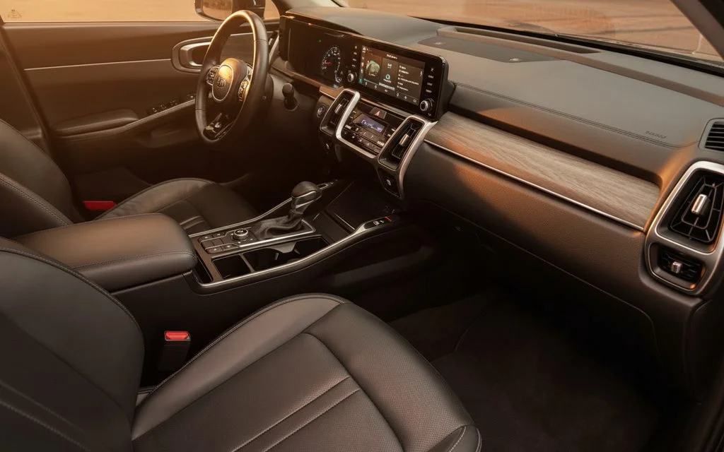 Kia Sorento 2024 interior view showing trim