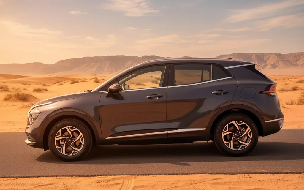 Kia Sportage 2023 Grey side profile