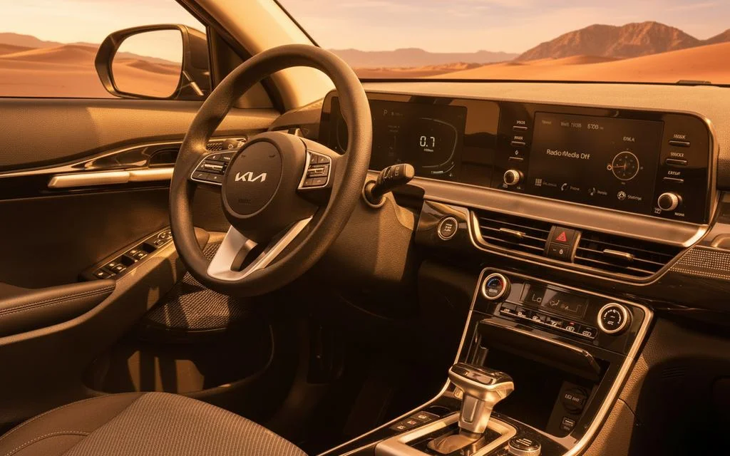 Kia Seltos 2024 interior view showing trim