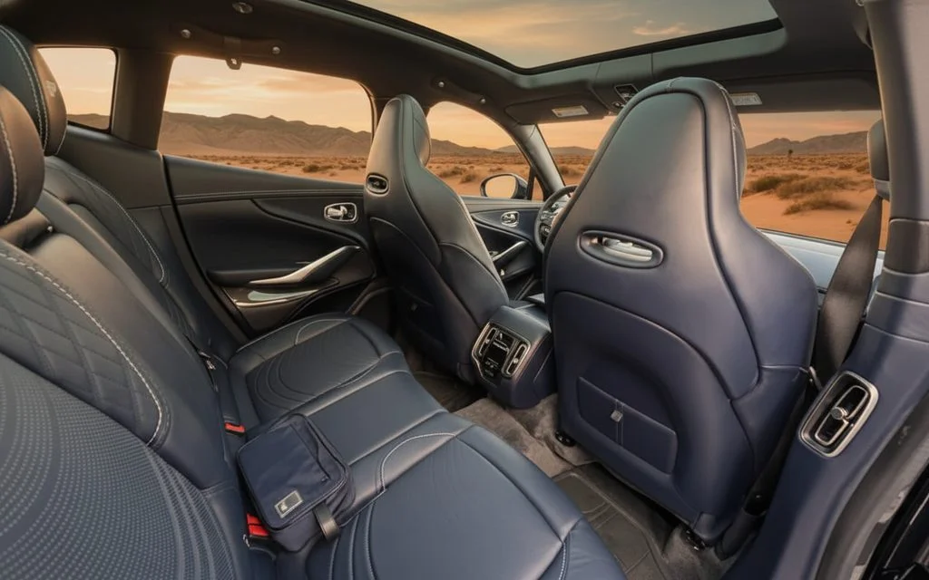 Aston Martin Dbx 2024 leather seats and cabin