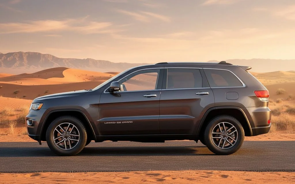 Jeep GrandCherokee 2020 Grey side profile