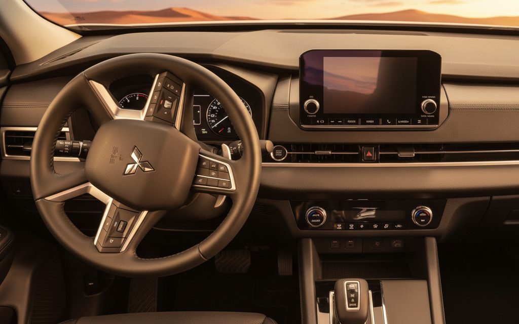 Mitsubishi Outlander 2025 interior view showing trim