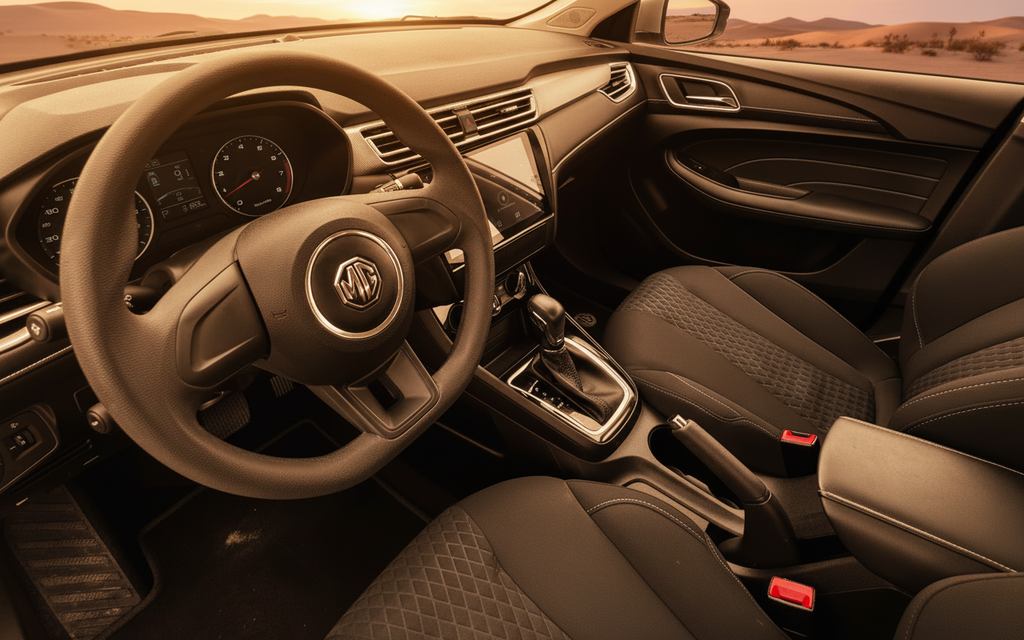 Mg 5 2023 interior view showing trim