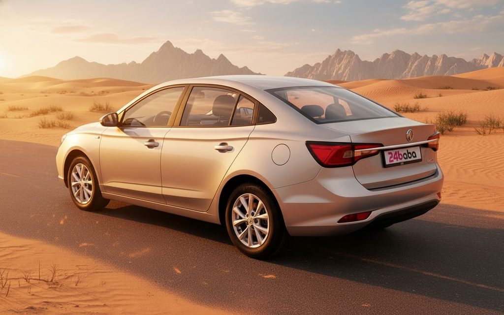 Mg 5 2023 Silver rear view showing taillights