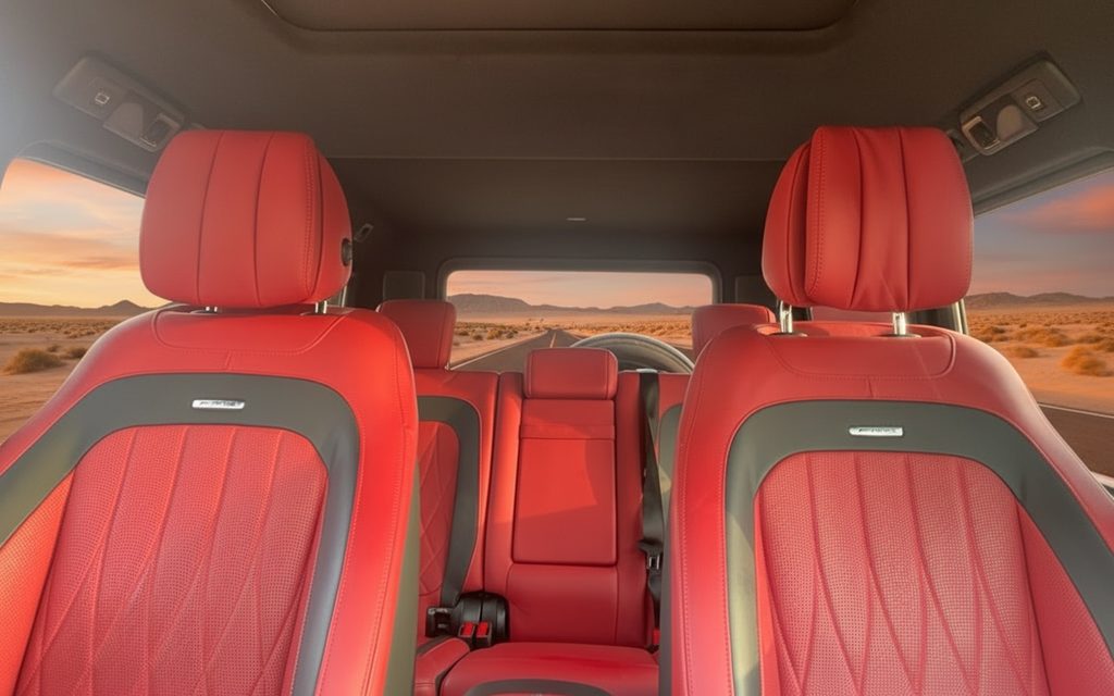 Mercedes G63 2020 leather seats and cabin