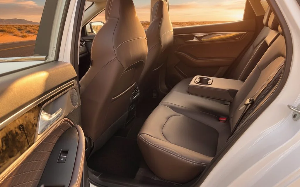 Jac J7 2023 leather seats and cabin