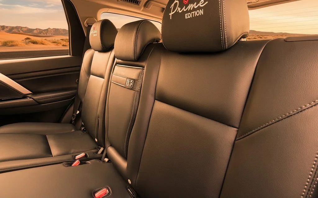 Mitsubishi Montero 2023 leather seats and cabin