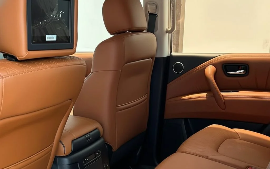 Nissan Patrol 2021 leather seats and cabin