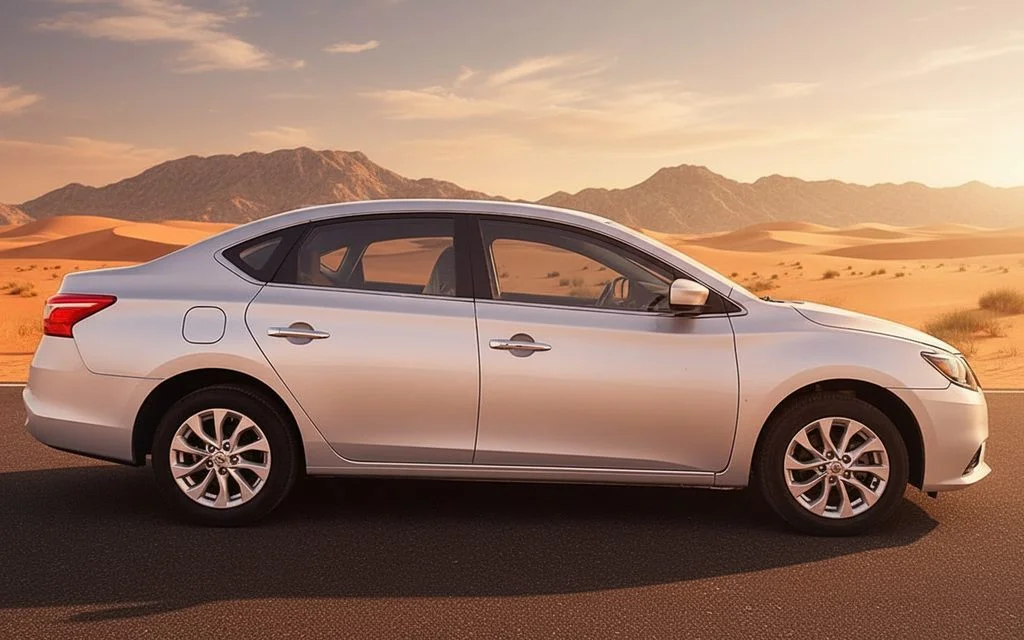 Nissan Sentra 2025 Silver side profile