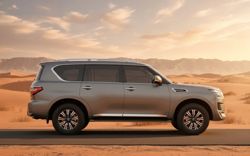 Nissan Patrol 2024 Grey side profile