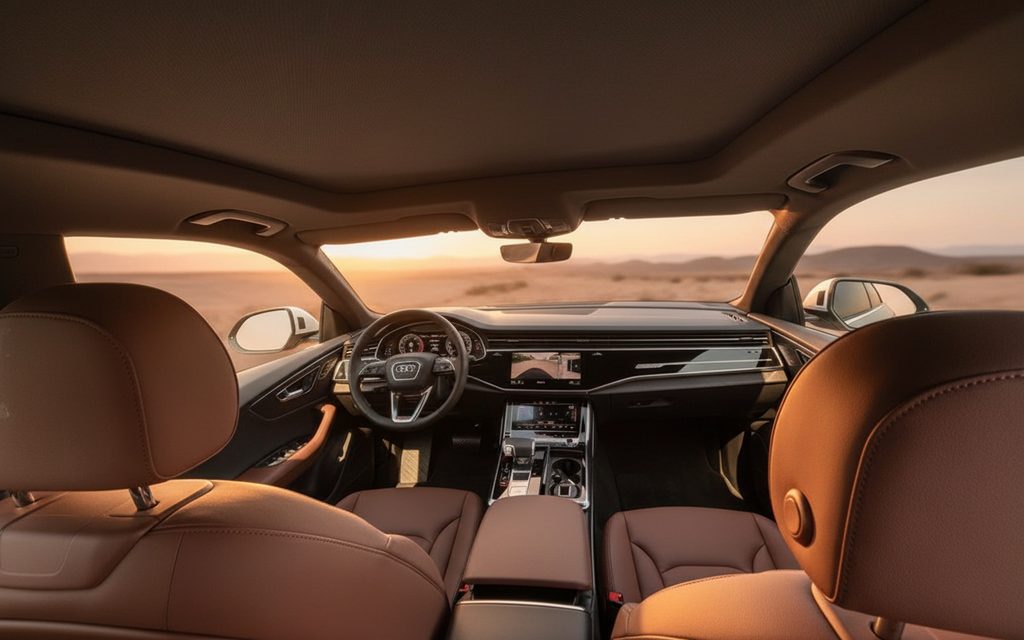 Audi Q8 2021 dashboard and infotainment