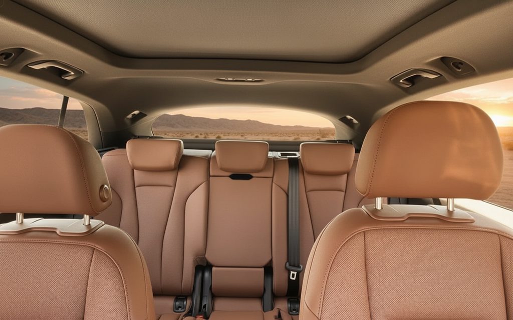 Audi Q8 2021 leather seats and cabin