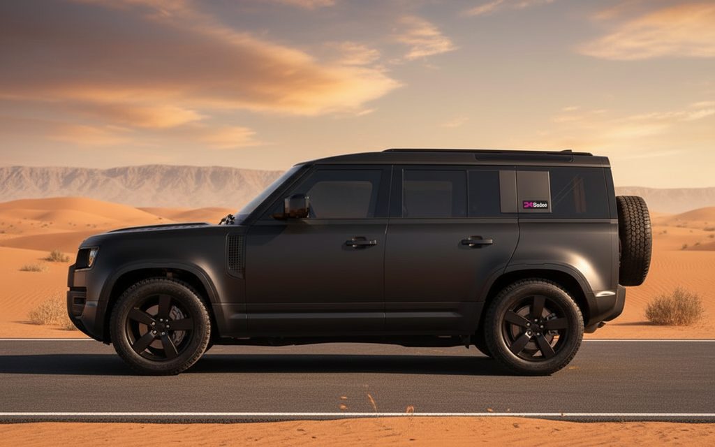 LandRover Defender 2024 Black side profile