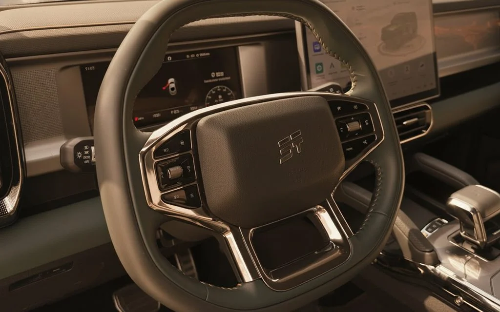 Jetour T2 2025 interior view showing trim