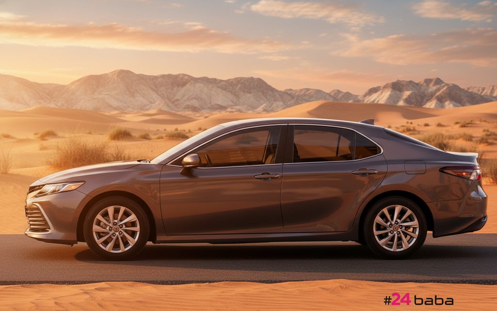 Toyota Camry 2024 Grey side profile