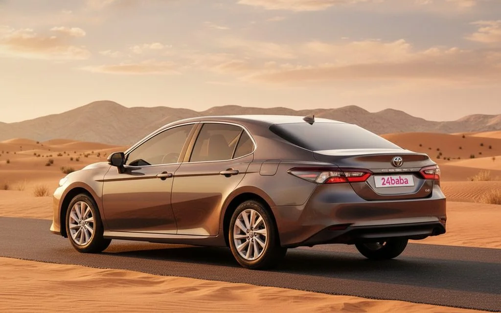 Toyota Camry 2024 Grey rear view showing taillights