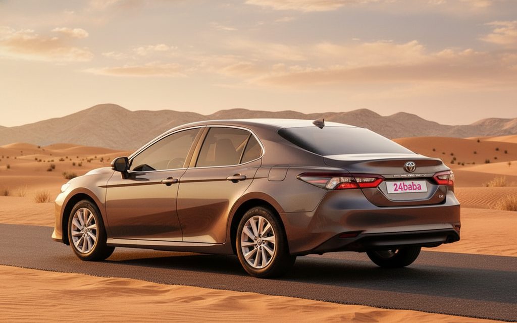 Toyota Camry 2024 Grey rear view showing taillights