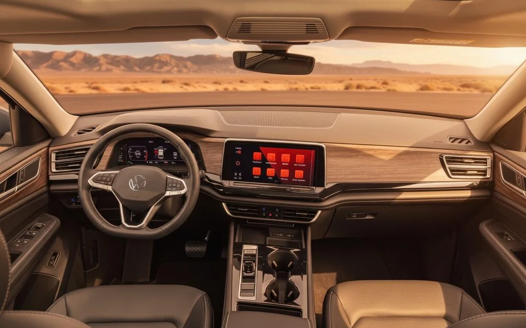 Volkswagen Teramont 2024 dashboard and infotainment