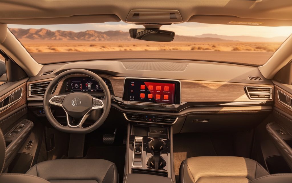 Volkswagen Teramont 2024 dashboard and infotainment