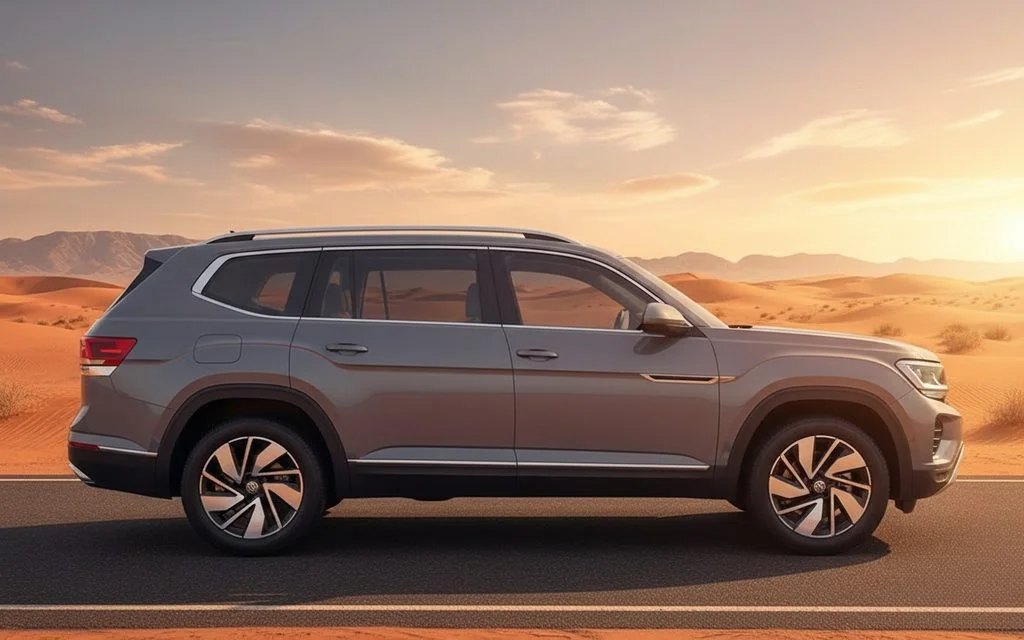 Volkswagen Teramont 2024 Grey side profile