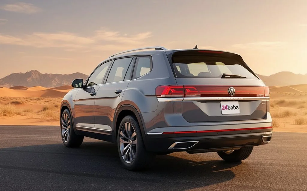 Volkswagen Teramont 2024 Grey rear view showing taillights