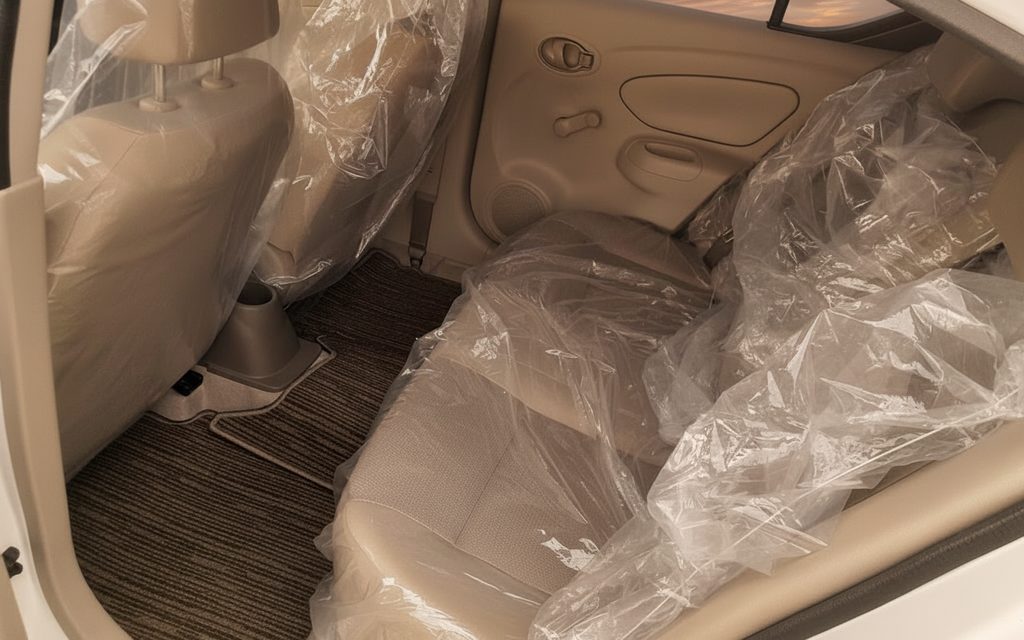 Nissan Sunny 2023 leather seats and cabin