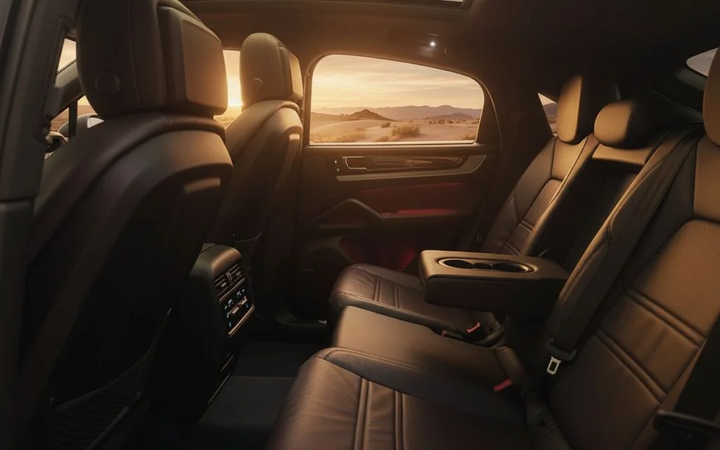 Porsche Cayenne 2024 leather seats and cabin