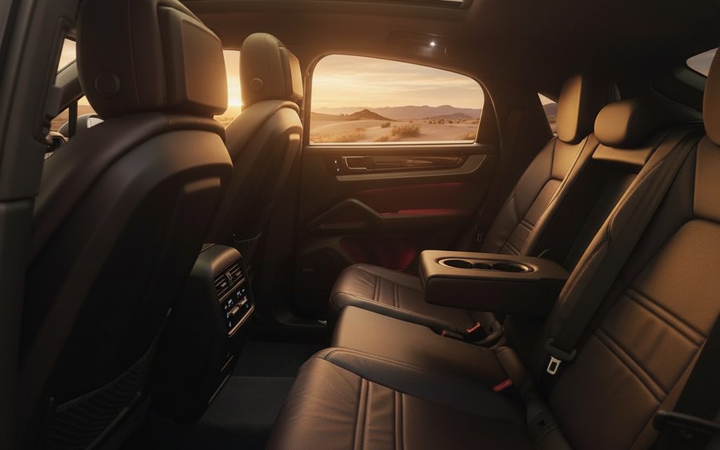 Porsche Cayenne 2024 leather seats and cabin