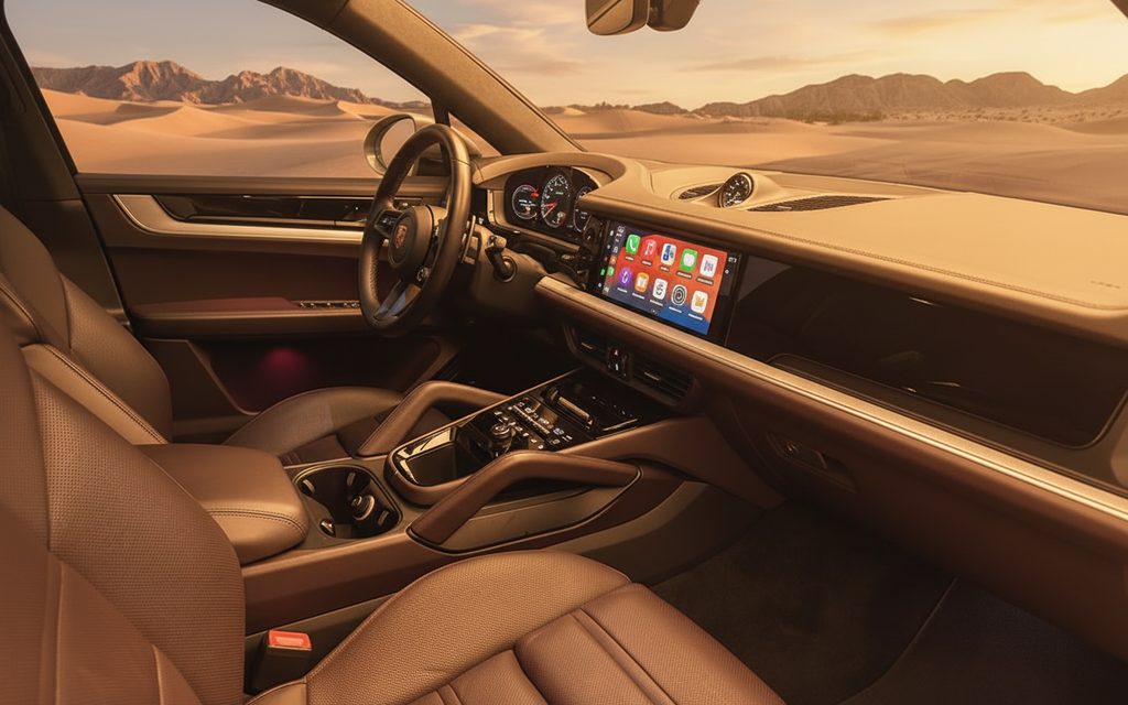 Porsche Cayenne 2024 interior view showing trim