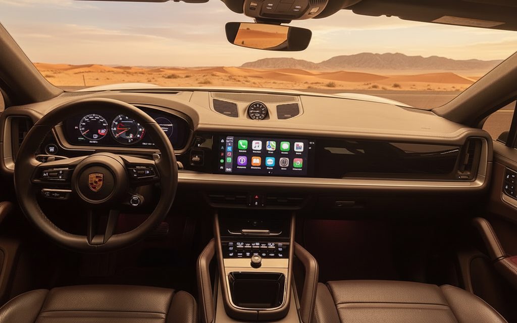 Porsche Cayenne 2024 interior view showing trim