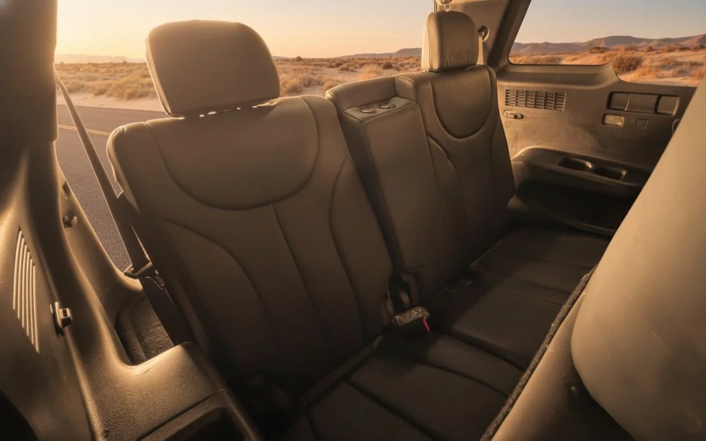 Hyundai Palisade 2021 leather seats and cabin – rental in Dubai
