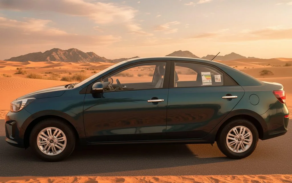 Kia Pegas 2022 Blue side profile