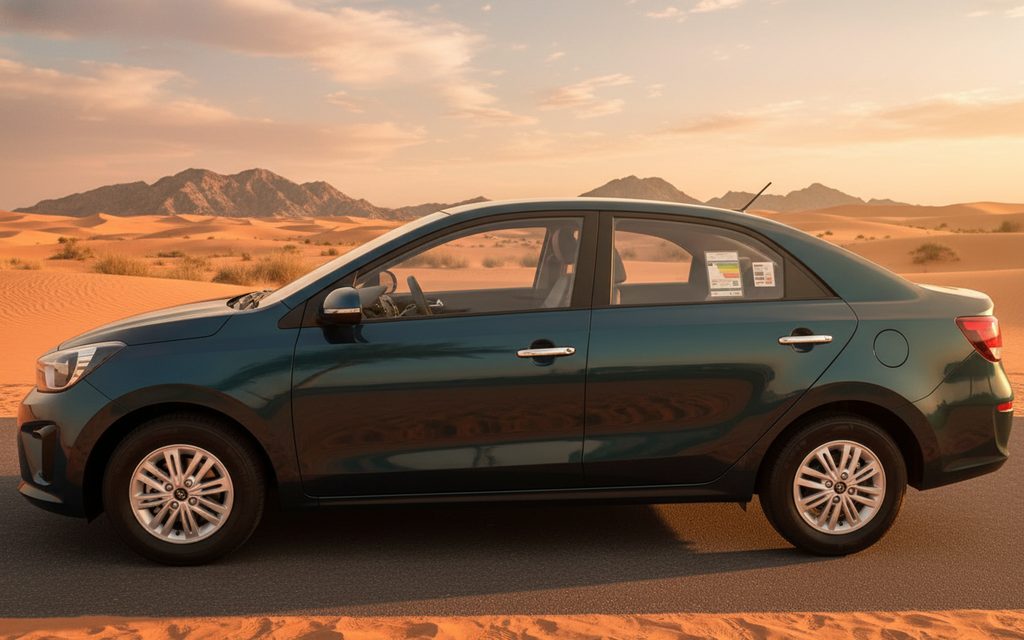 Kia Pegas 2022 Blue side profile