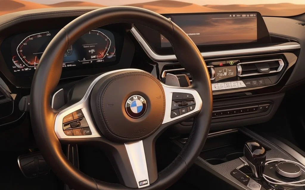 Bmw Z4 2021 interior view showing trim
